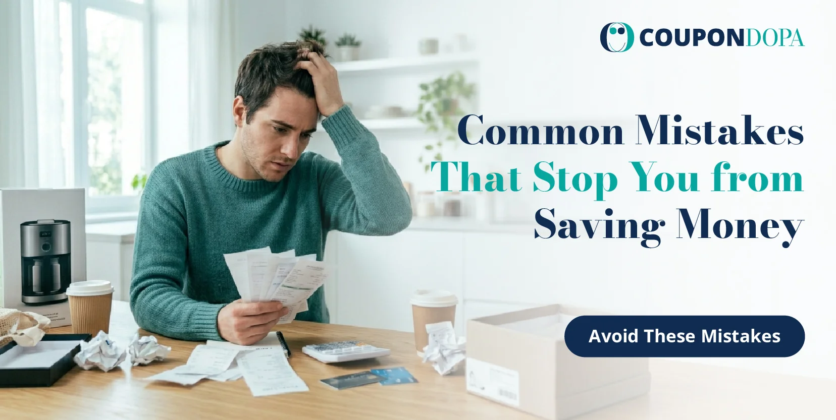 common mistakes that stop you from saving money